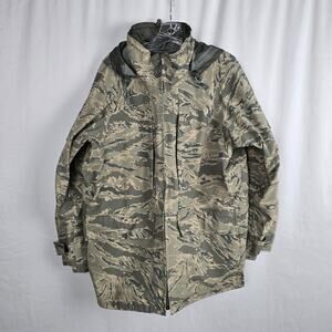 U.S. Military GORE-TEX Parka All Purpose Environmental Camo Shell Jacket Medium